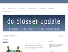 Tablet Screenshot of dcblosserupdate.com